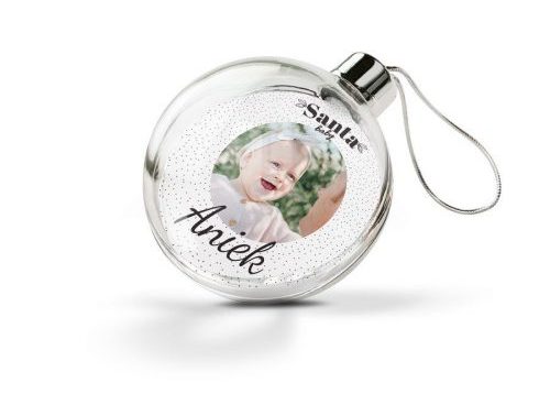 Saját fényképes karácsonyfadísz