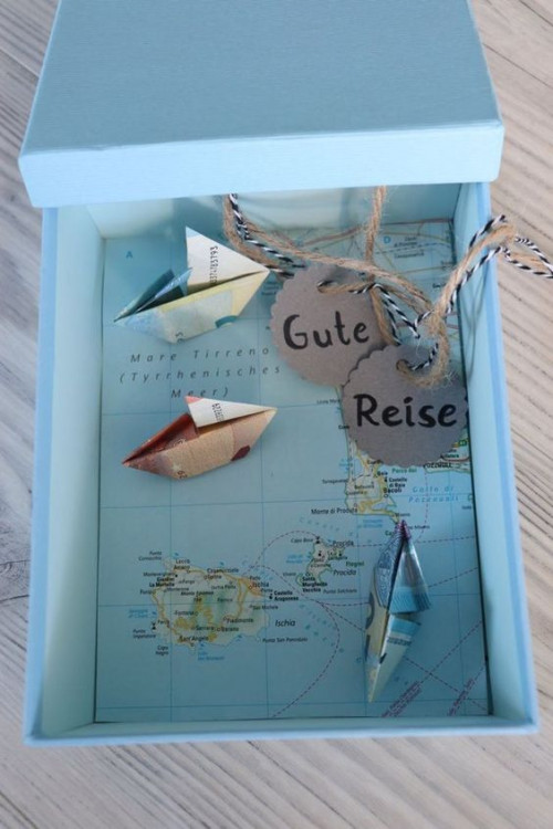 Nászajándék pénz dobozban