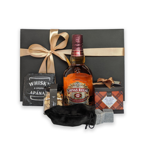 Prémium whisky ajándékcsomag extrákkal - NiceToGiveYou
