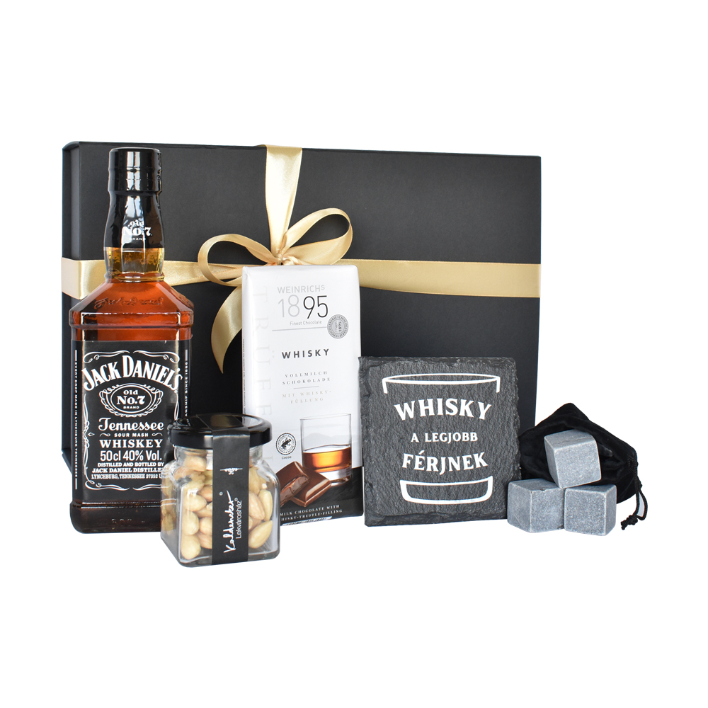 Whisky ajándékcsomag - Jack Daniels extra kiegészítőkkel 2 - NiceToGiveYou